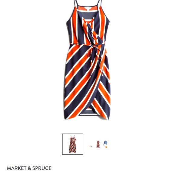 Market & Spruce Dresses & Skirts - Market and Spruce red white and blue dress